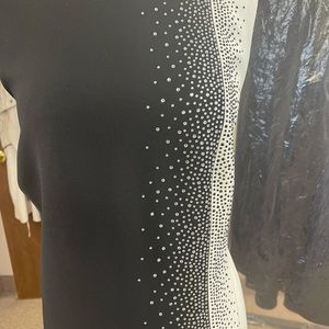 Calvin Klein sheath rhinestone dress